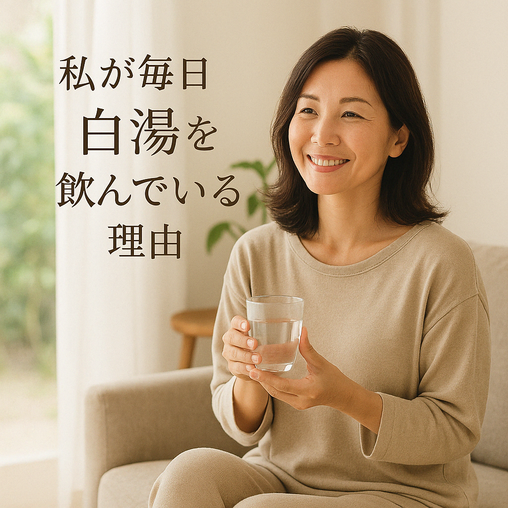 私が毎日白湯を飲んでいる理由